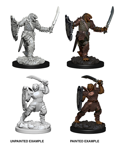 Dragonborn Female Paladin - D&D Premium Painted Figures Minis