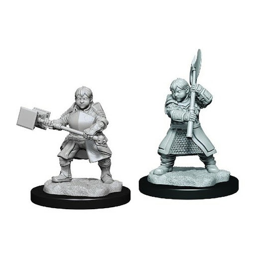 Dwarf Dwendalian Empire Female Fighter - Critical Role Unpainted Miniatures