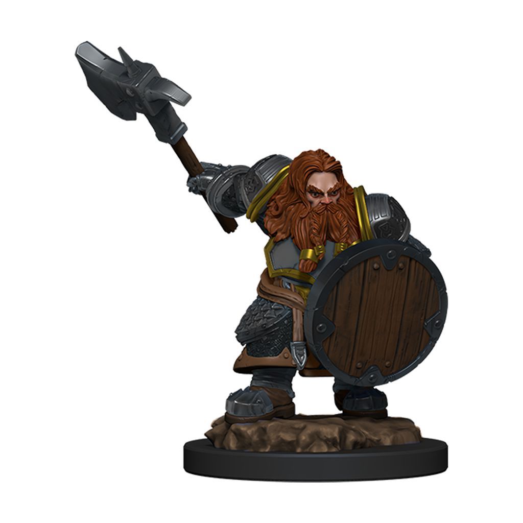 Dwarf Fighter Male- D&D Premium Painted Figures Minis