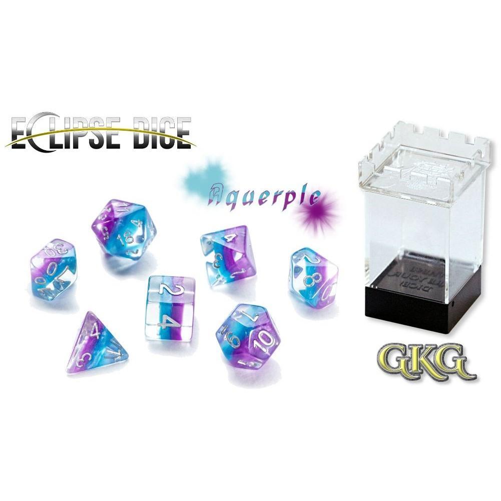 Eclipse Dice - Aqyerple (Set of 7 Polyhedral Dice)