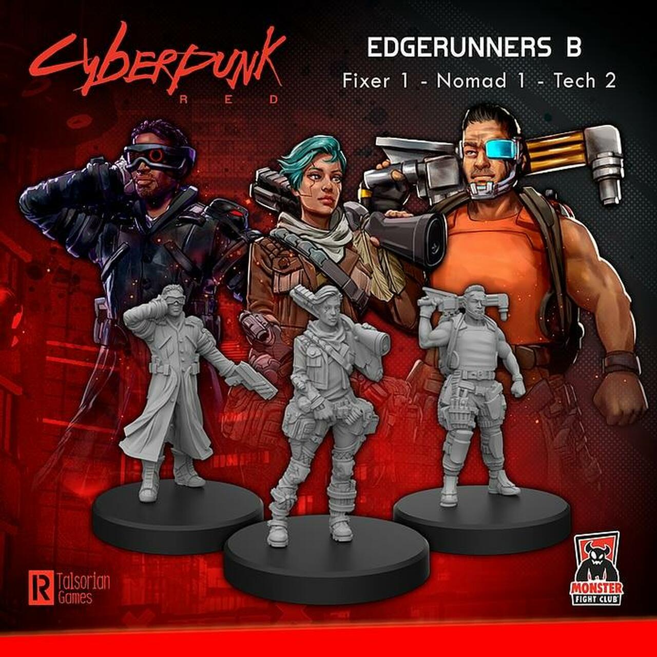 Edgerunners B Miniatures - Cyberpunk Red RPG