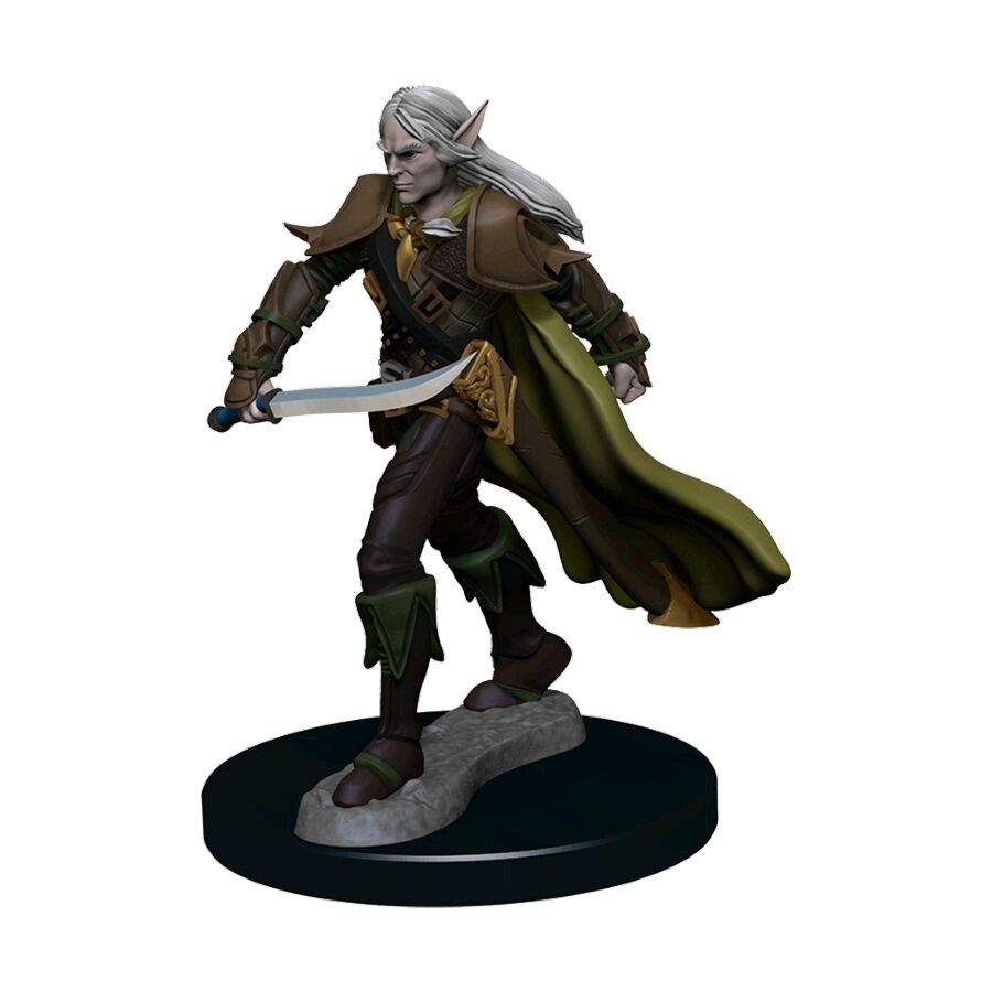 Elf Fighter Male - D&D Premium Painted Figures Minis