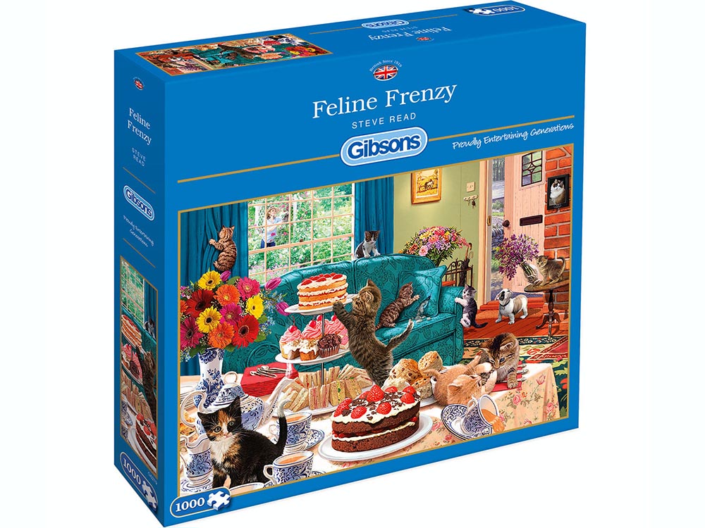 FELINE FRENZY 1000pc - Gibsons