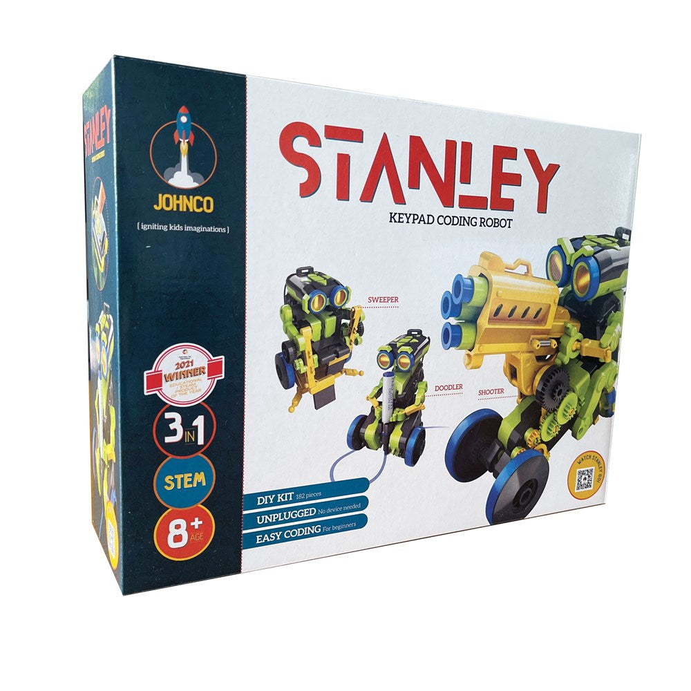 Stanley: 3-in-1 Keypad Coding Robot