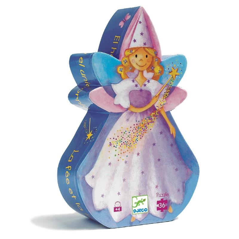 Fairy And Unicorn 36pc Silhouette Puzzle