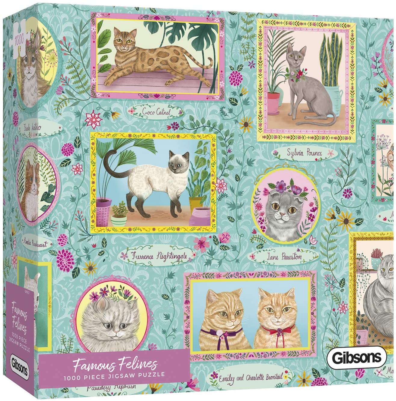 Famous Felines 1000pc - Gibsons