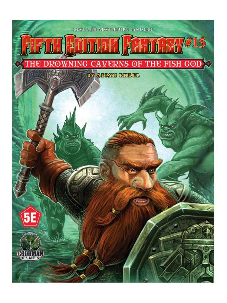 Fifth Edition Fantasy Adventure #15Drowning Caverns of the Fish God
