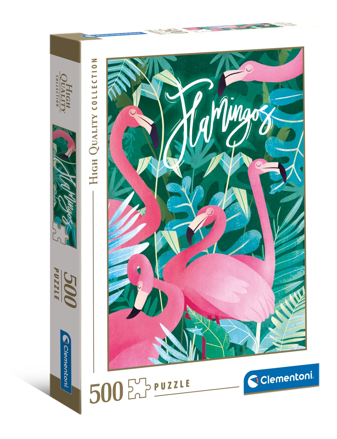 Flamingos (NEW) - Clementoni 500pce