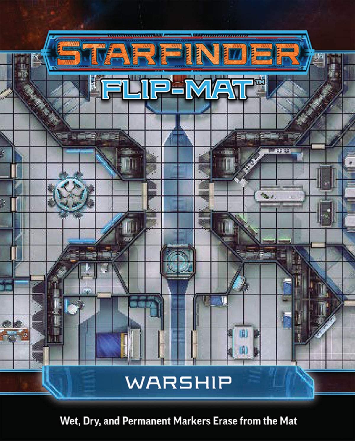 Flip Mat Warship - Starfinder RPG