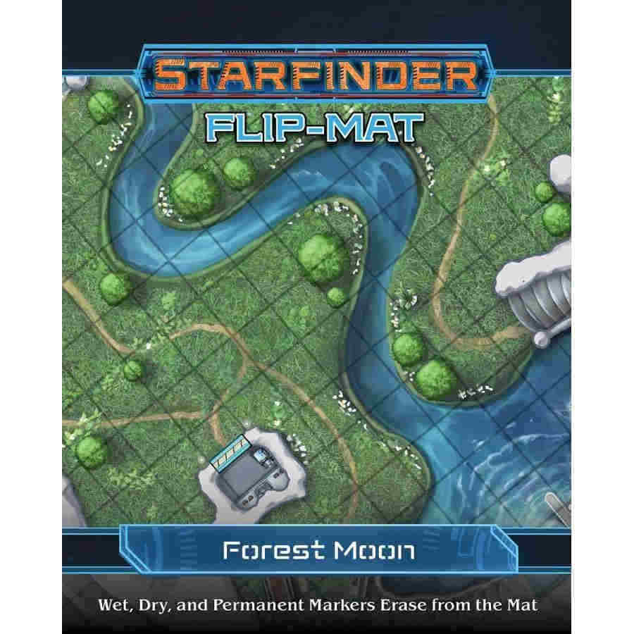 Forest Moon Flip Mat - Starfinder RPG