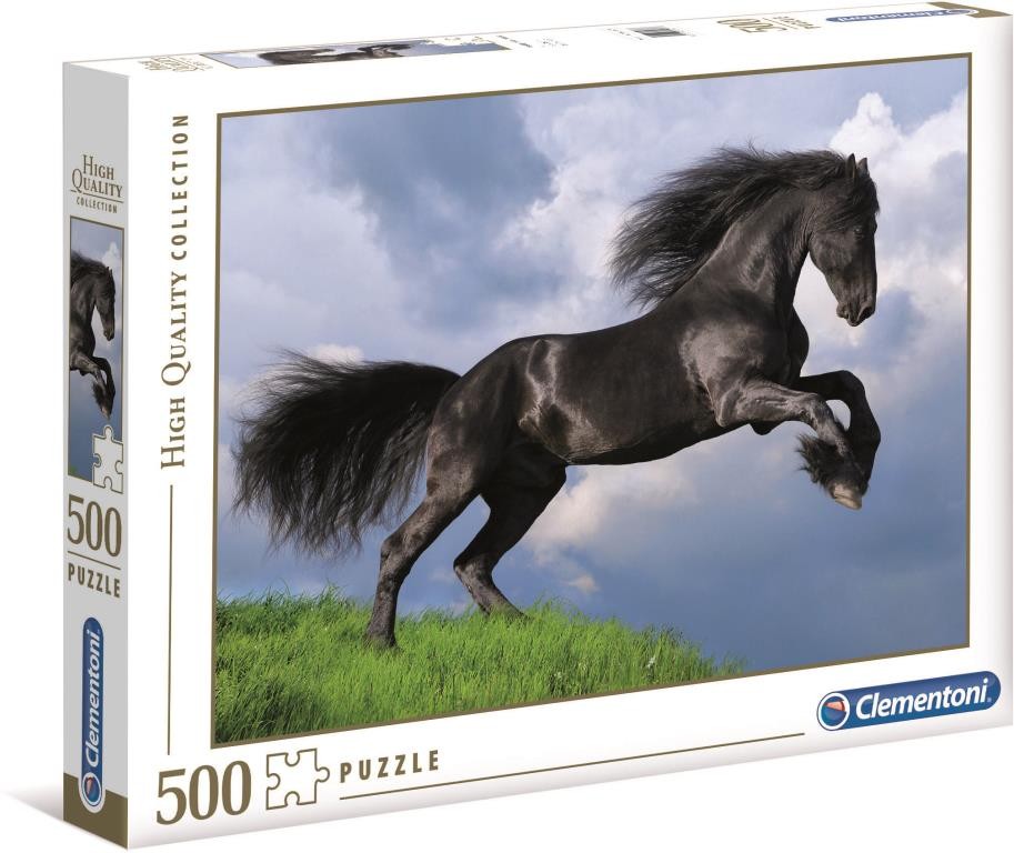 Fresian Black Horse 500pce