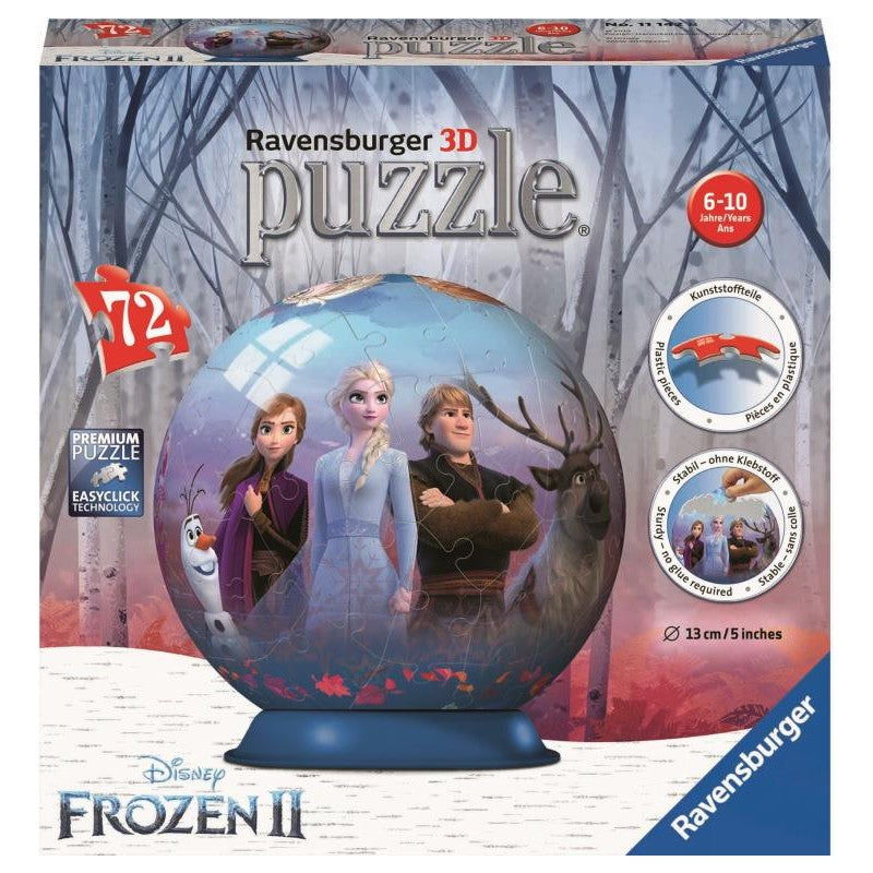 Frozen 2 3D Puzzleball 72pc
