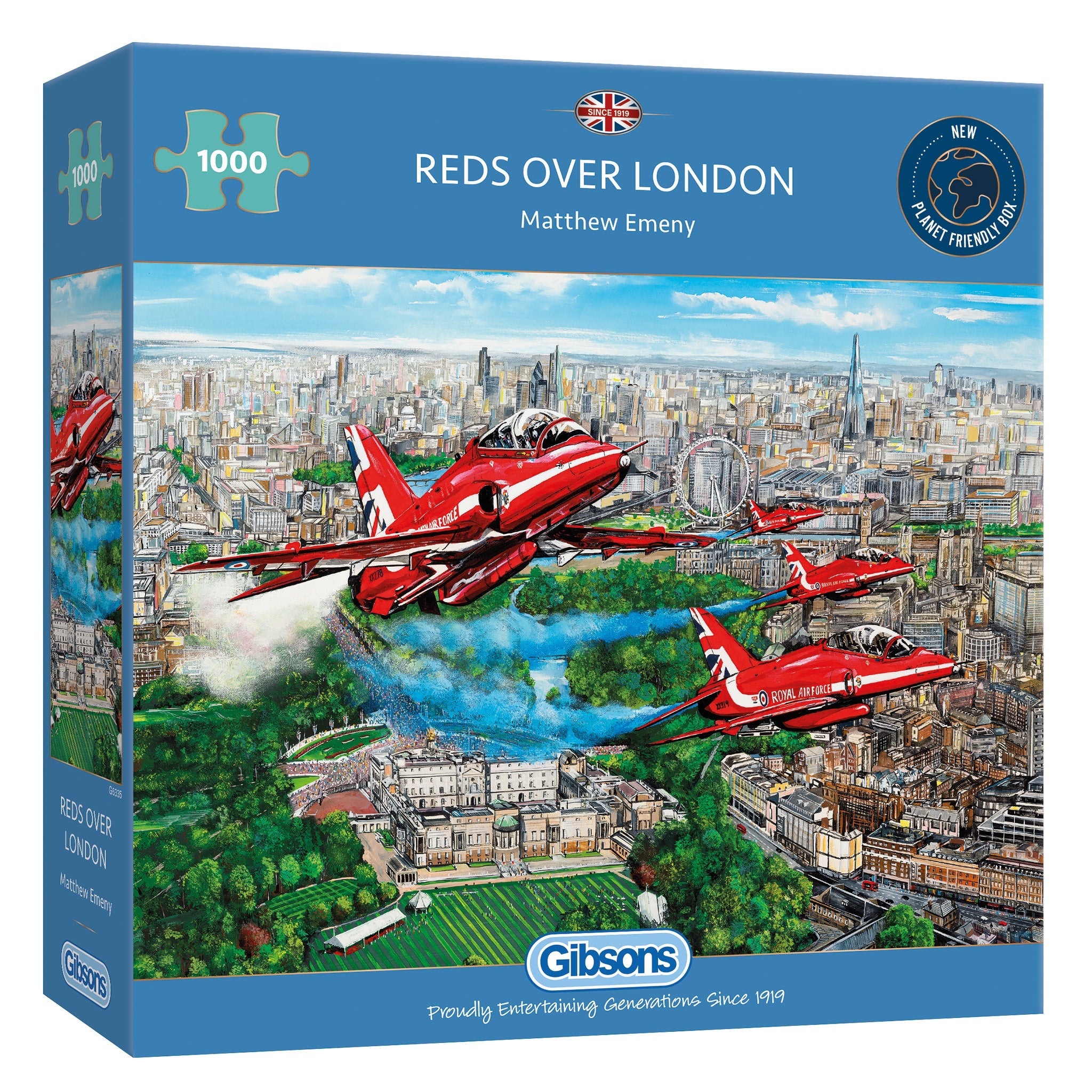 Reds Over London 1000pc - Gibsons