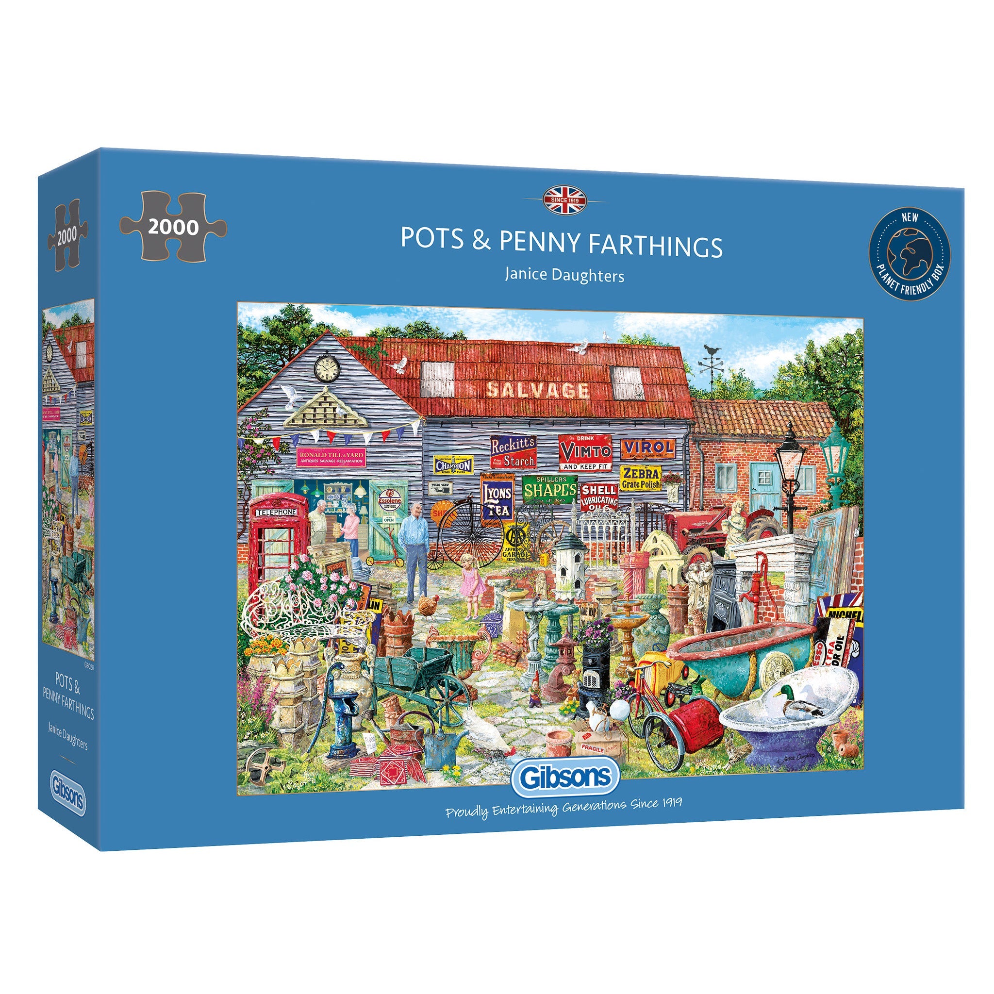 Pots & Penny Farthings - 2000 pcs Gibson