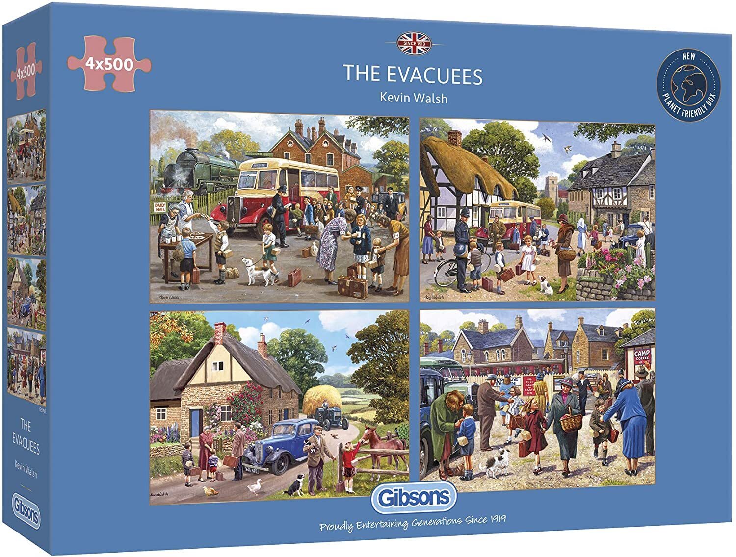 The Evacuees 4 x 500pcs - Gibsons