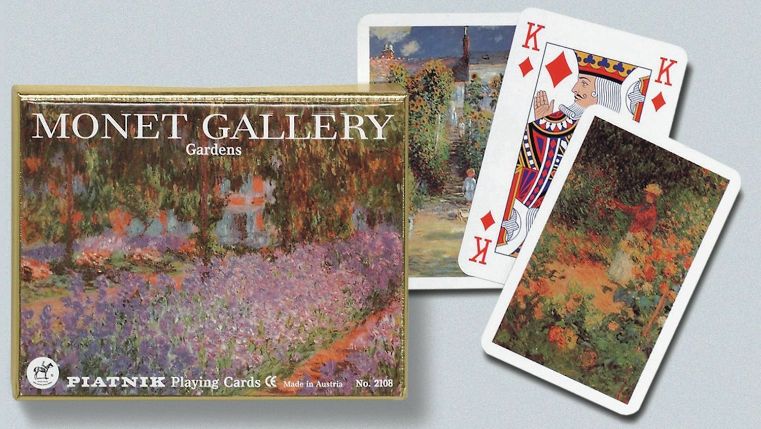 Gardens Monet - Piatnik Playing Cards Double Deck