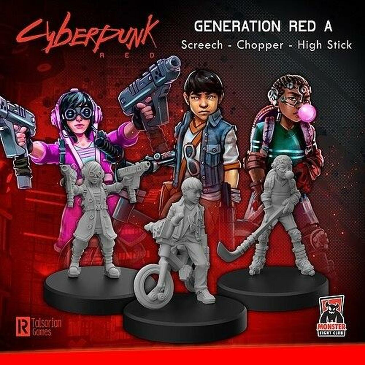 Generation Red A Miniatures - Cyberpunk Red RPG
