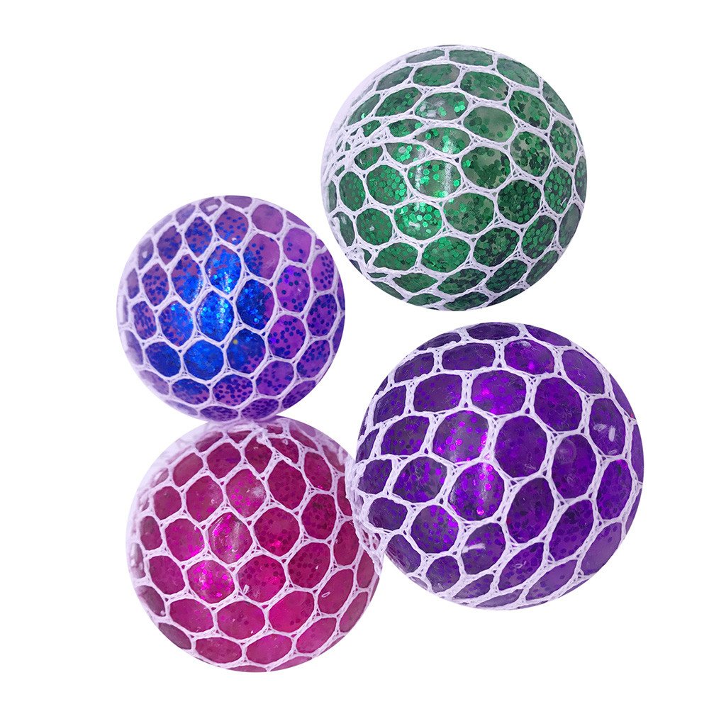 Glitter Ball - Squish Fidget Mesh