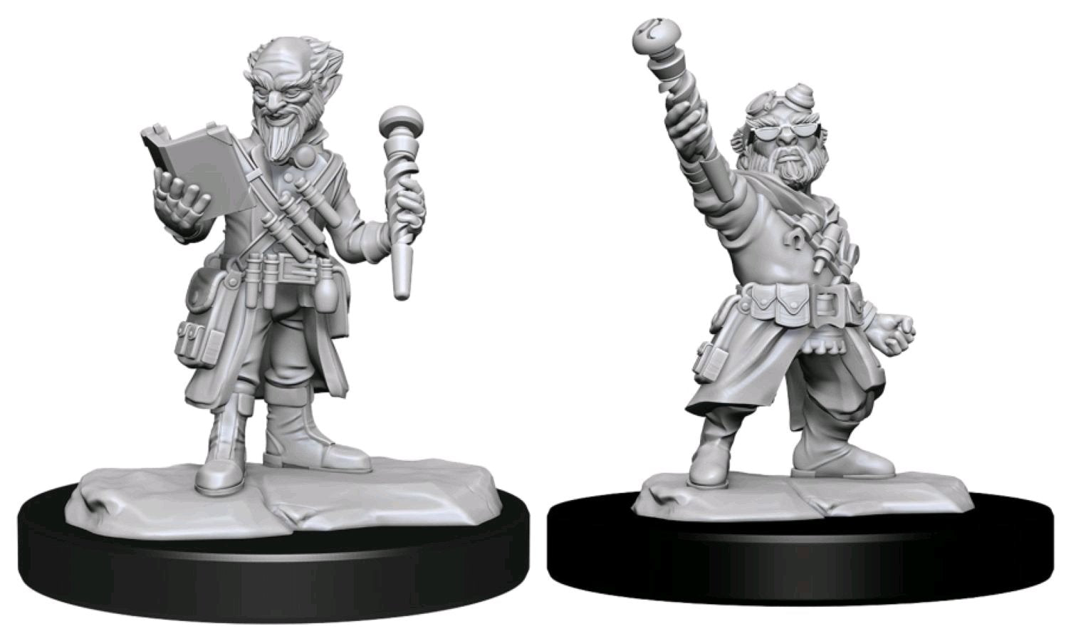 Gnome Male Artificer - D&D Nolzurs Marvelous Unpainted Miniatures