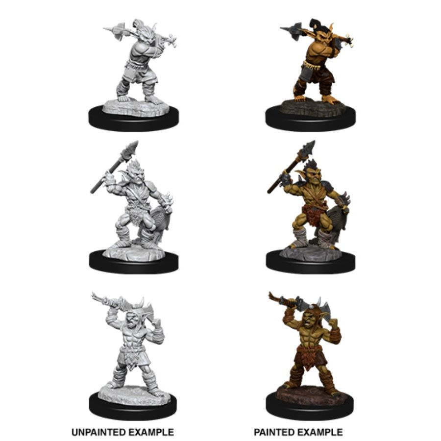 Goblins & Goblin Boss - D&D Nolzurs Marvelous Unpainted Miniatures