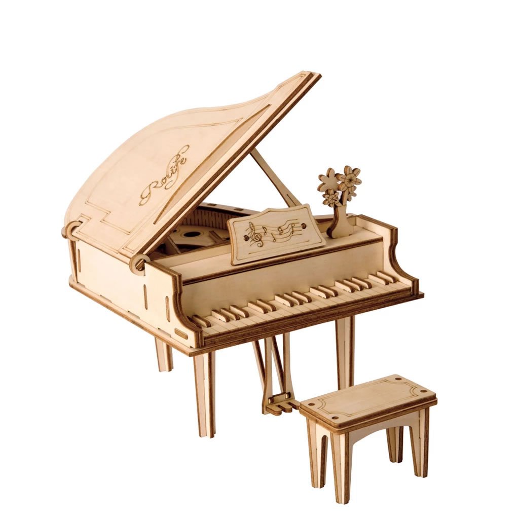 GRAND PIANO - CLASSICAL 3D WOODEN - ROBOTIME