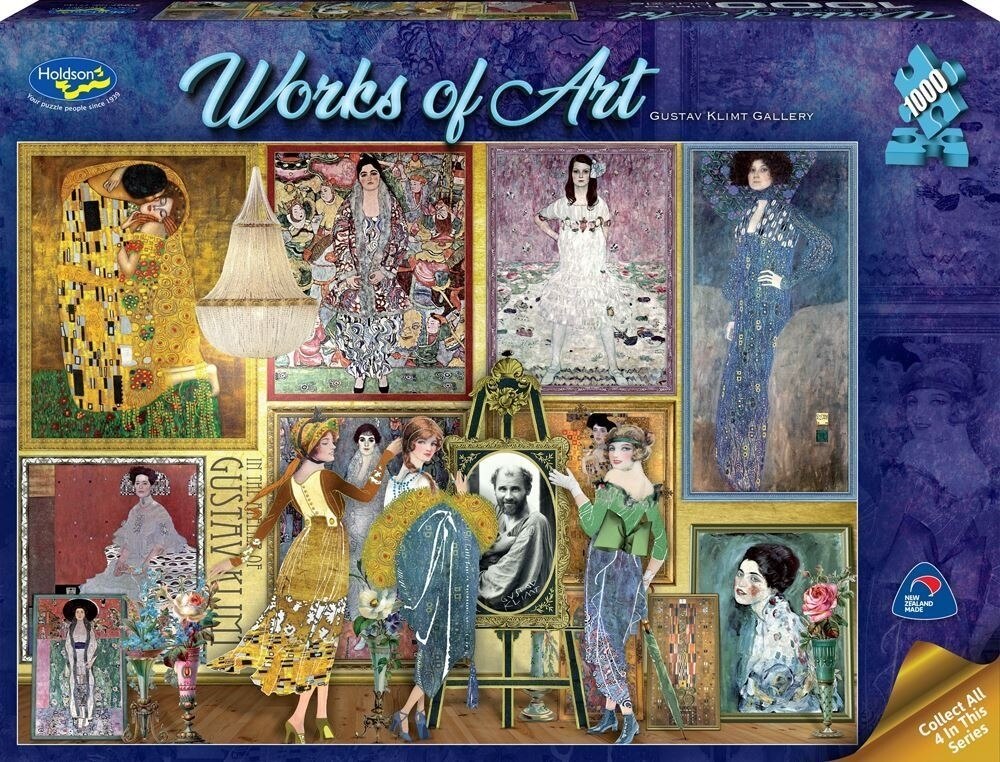 Gustav Klimt Gallery - Works of Art 1000pc