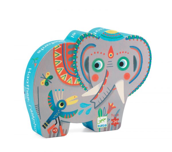 Haathee Asian Elephant 24pc Silhouette Puzzle
