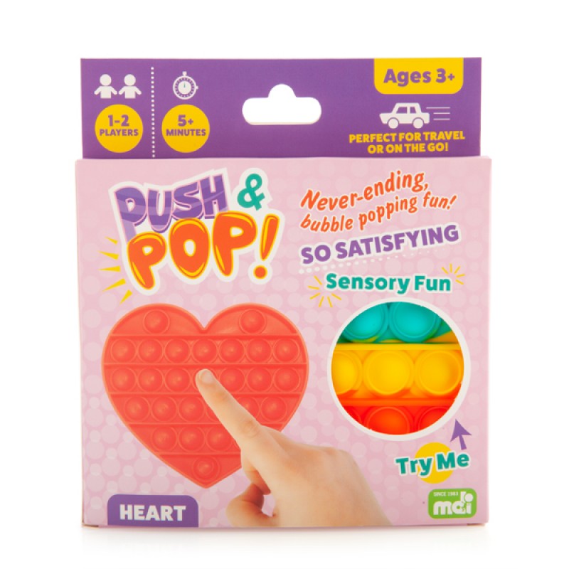 Heart Push & Pop Rainbow - MDI