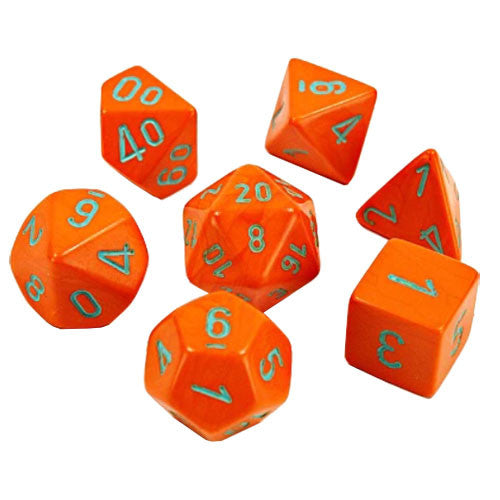 Heavy - Orange/Turqoise Chessex LabDice in Tube