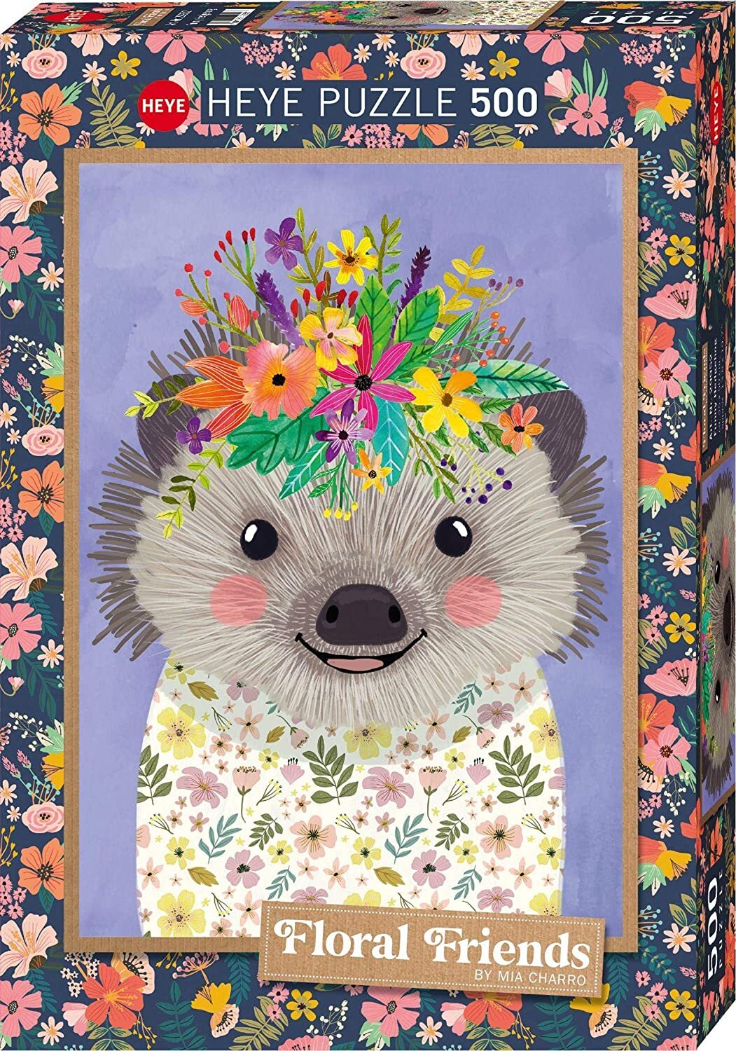 Hedgehog - Floral Friends 500pc