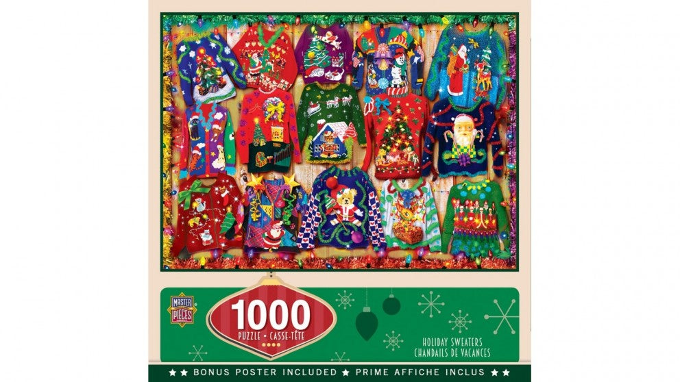 Holiday Sweaters 1000 pieces Masterpieces Puzzle