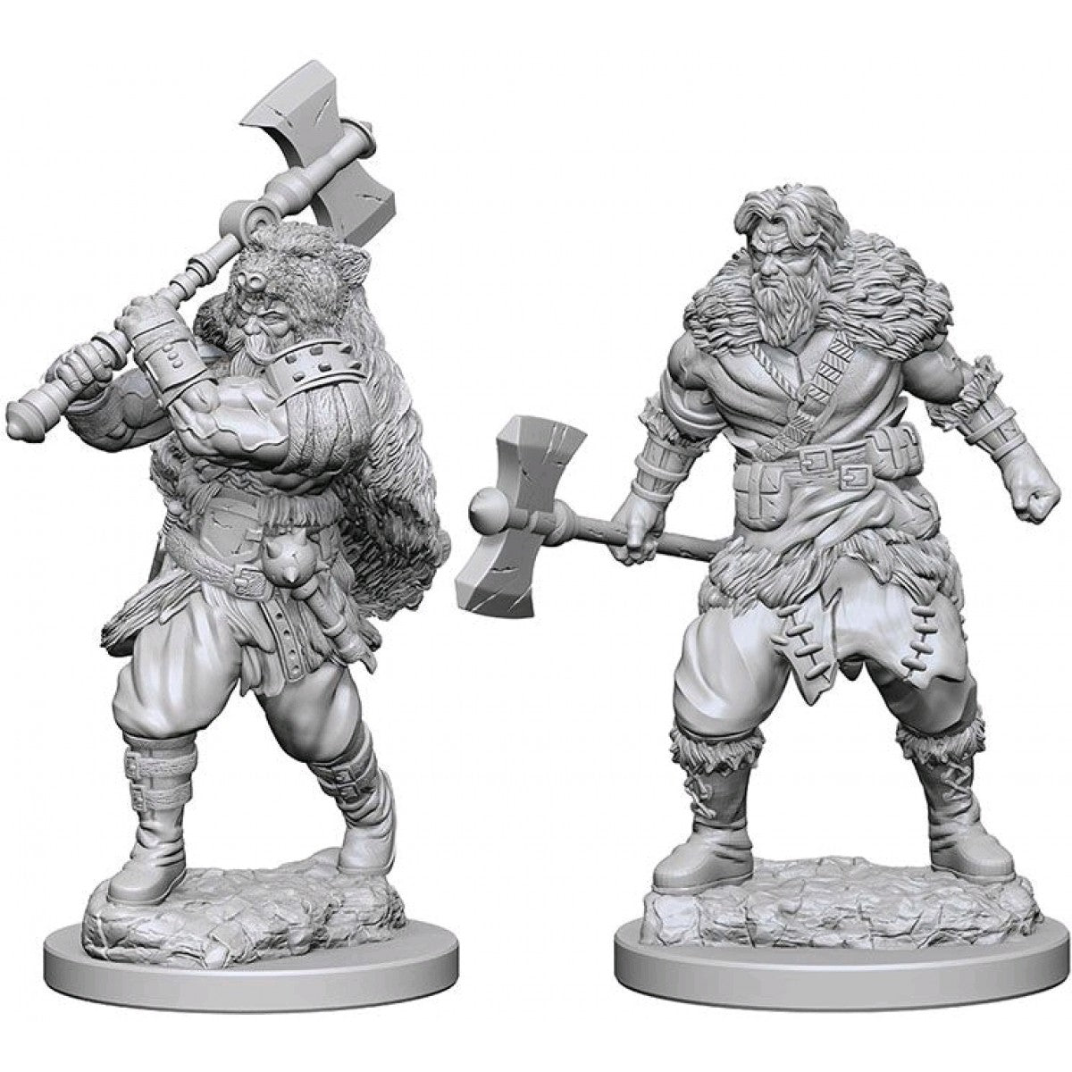 Human Male Barbarian - D&D Nolzurs Marvelous Unpainted Miniatures