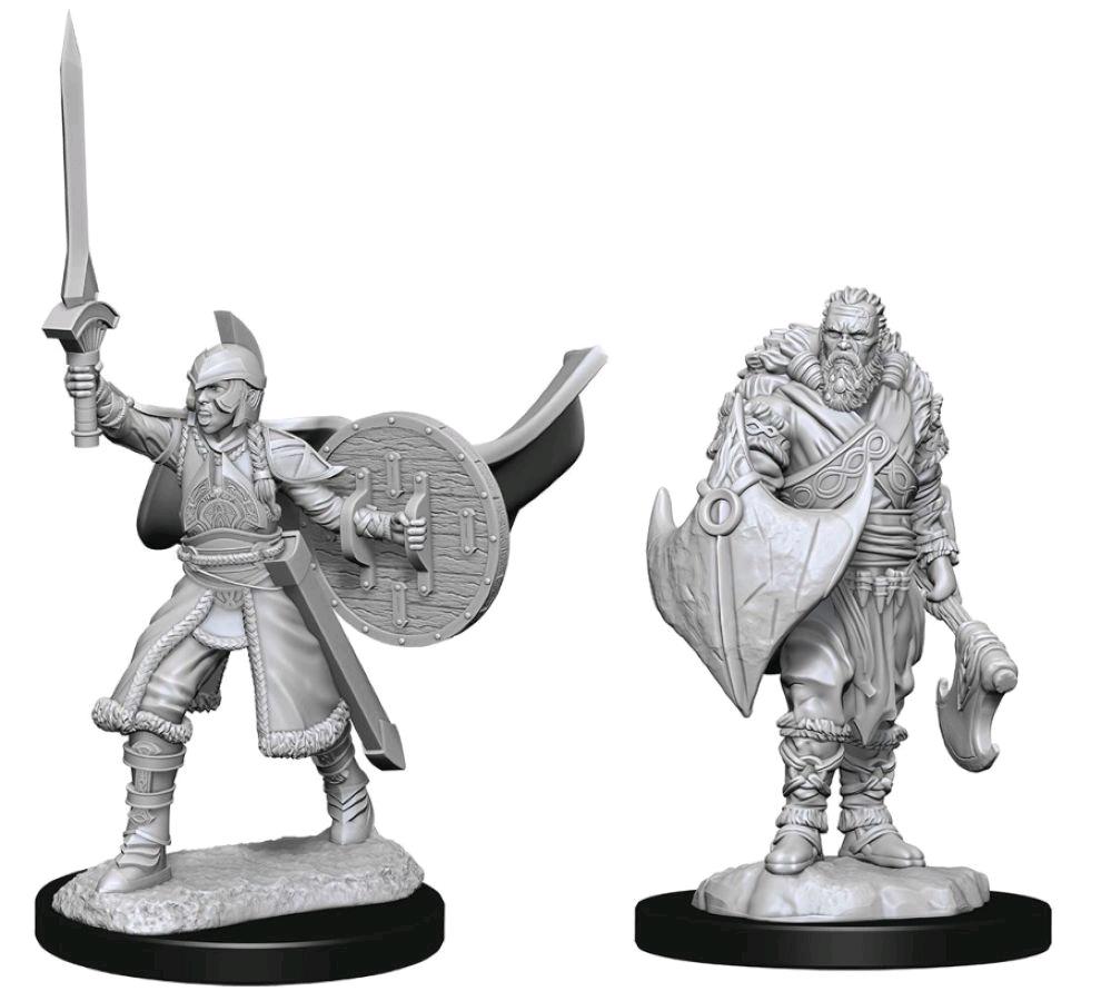 Human Beserkers - Magic the Gathering Unpainted Miniatures