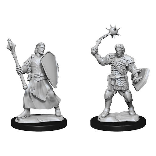 Human Clovis Concord Male Cleric - Critical Role Unpainted Miniatures