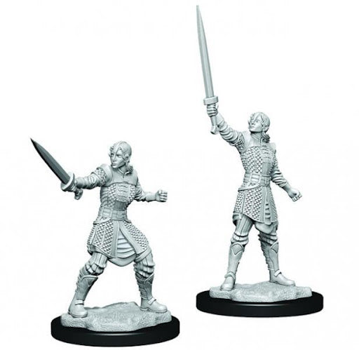 Human Female Dwendalian Empire Fighter - Critical Role Unpainted Miniatures