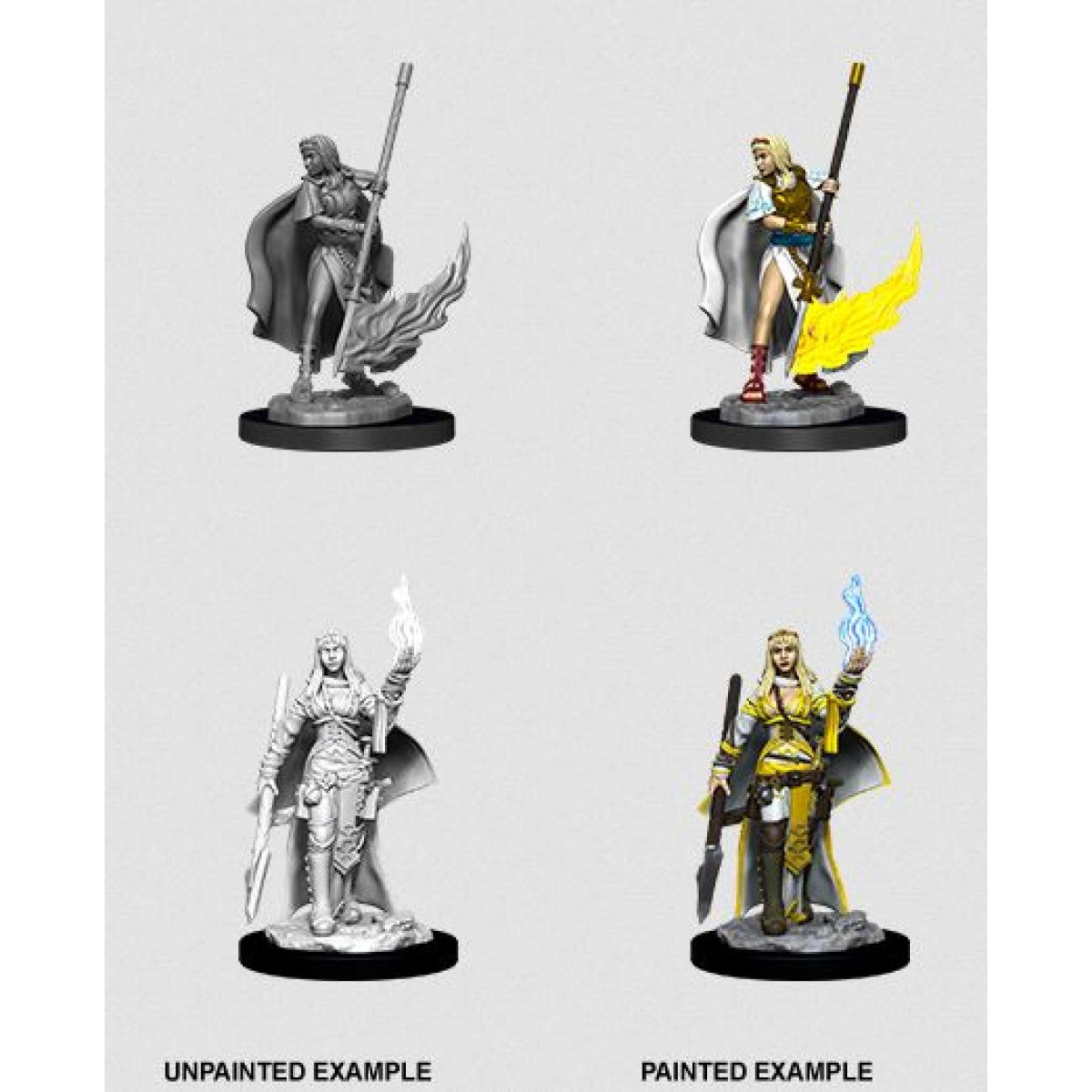 Human Female Oracle - Pathfinder Deep Cuts Unpainted Miniatures