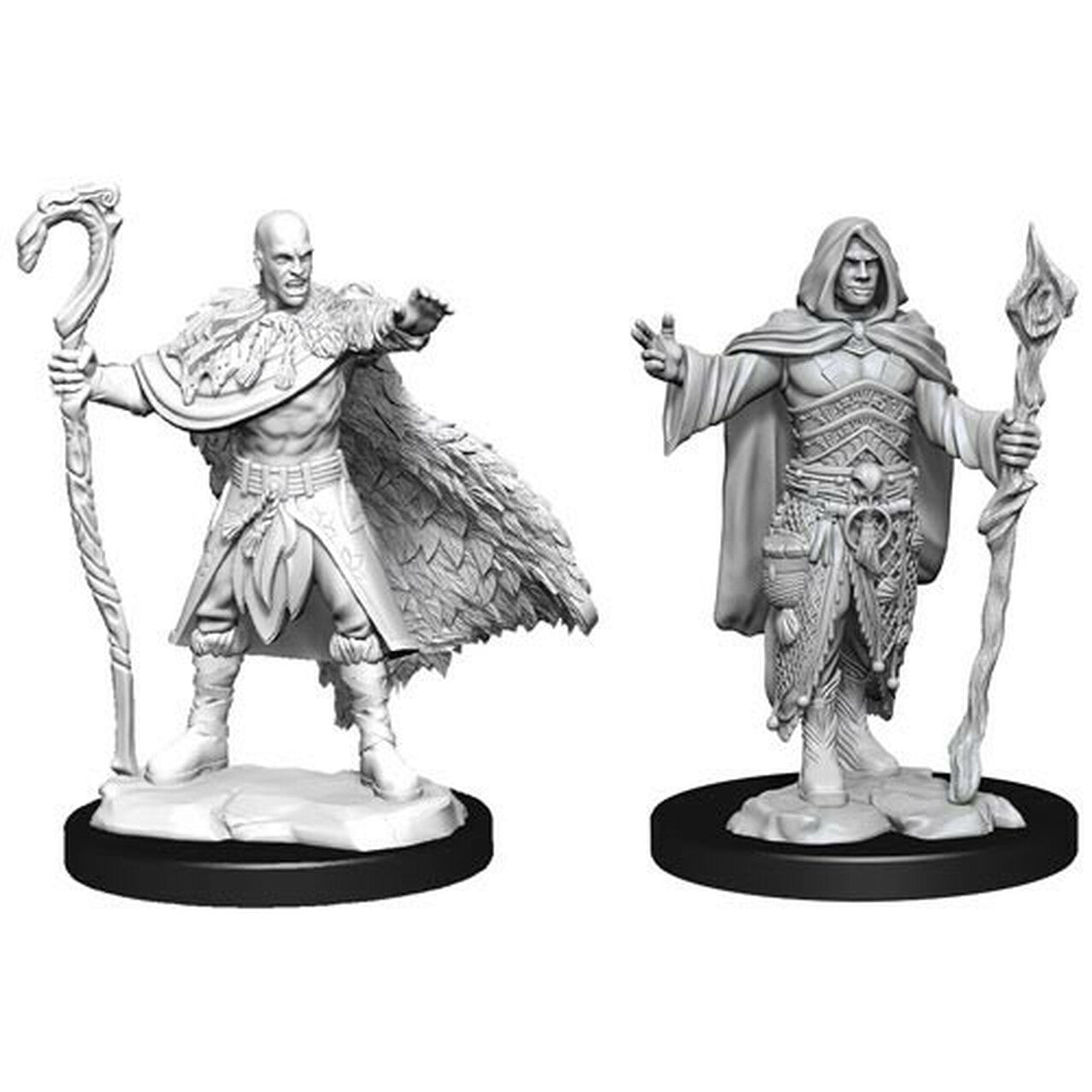 Human Male Druid - D&D Nolzurs Marvelous Unpainted Miniatures