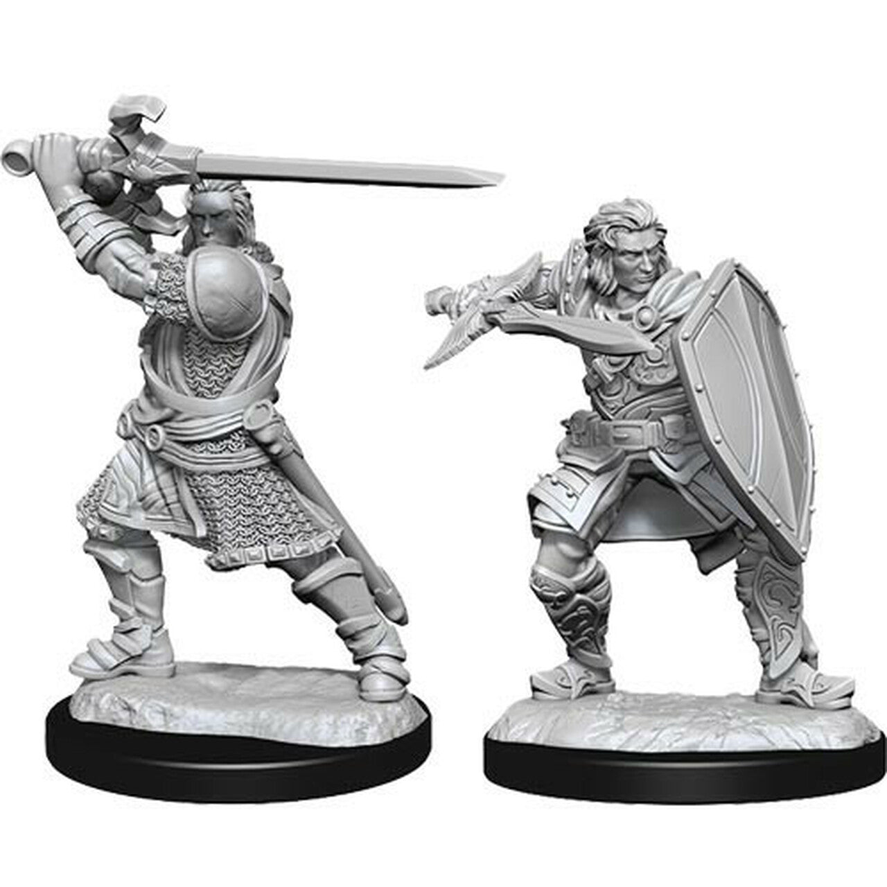 Human Male Paladin - D&D Nolzurs Marvelous Unpainted Miniatures