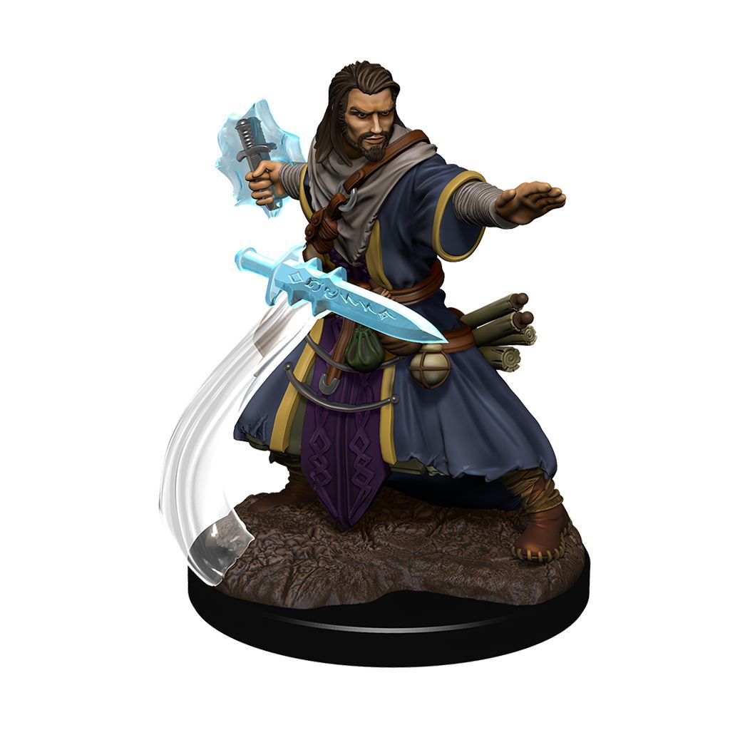 Human Male Wizard - D&D Premium Painted Figures Minis