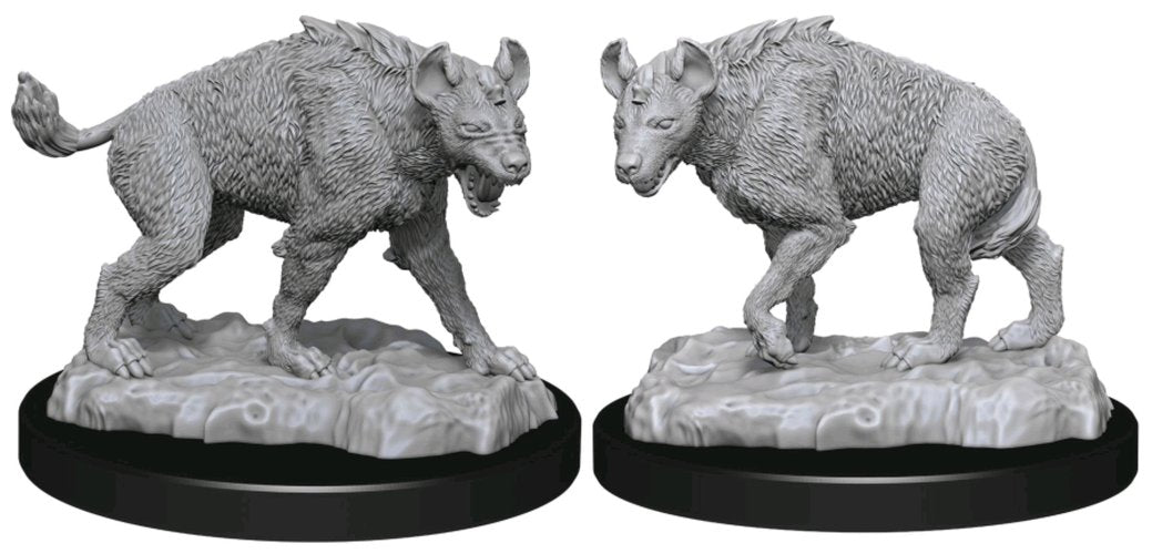 Hyenas - Wizkids Deep Cuts Unpainted Miniatures
