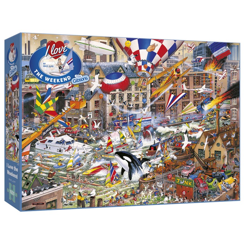 I LOVE THE WEEKEND 1000pc - Gibsons
