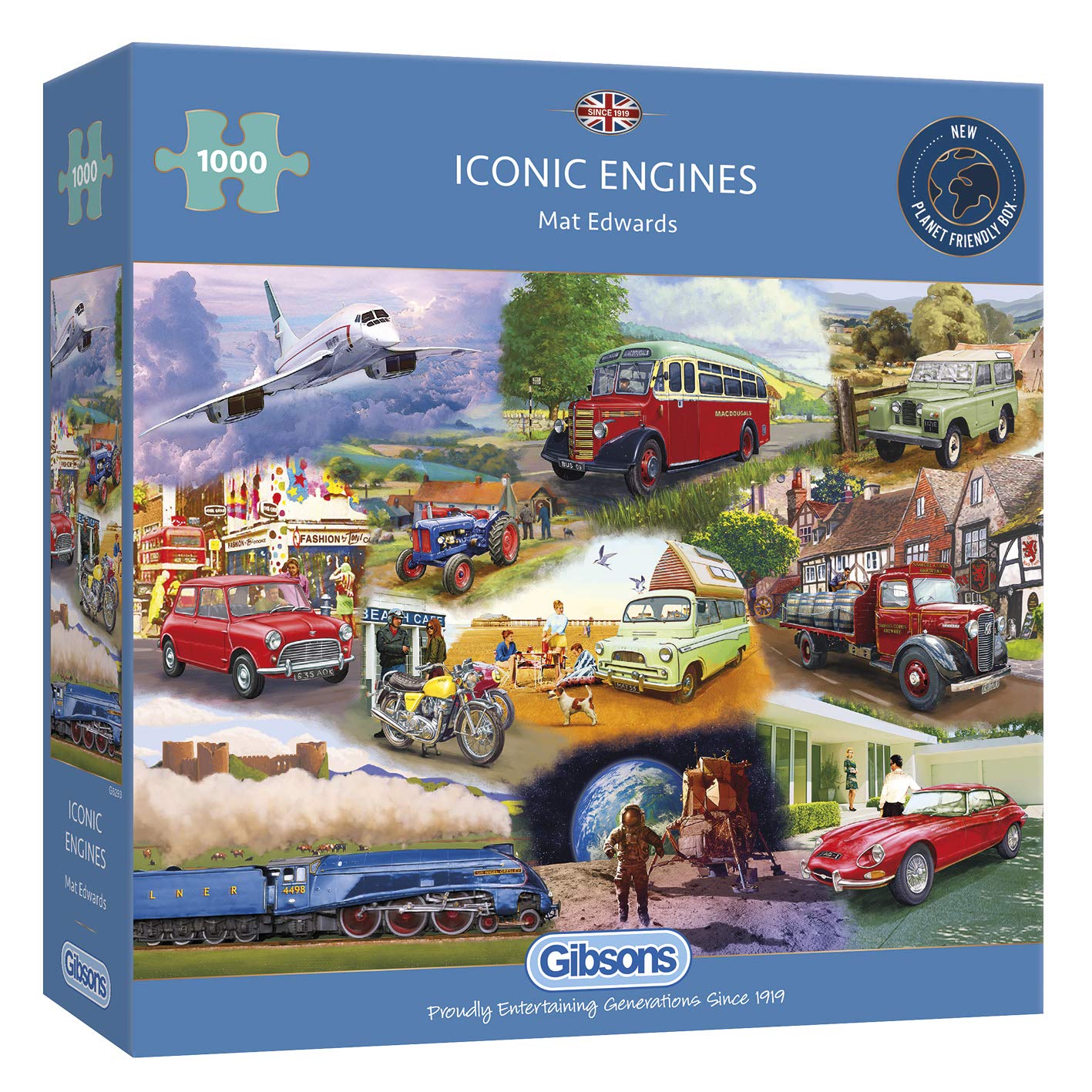 Iconic Engines 1000pc - Gibsons