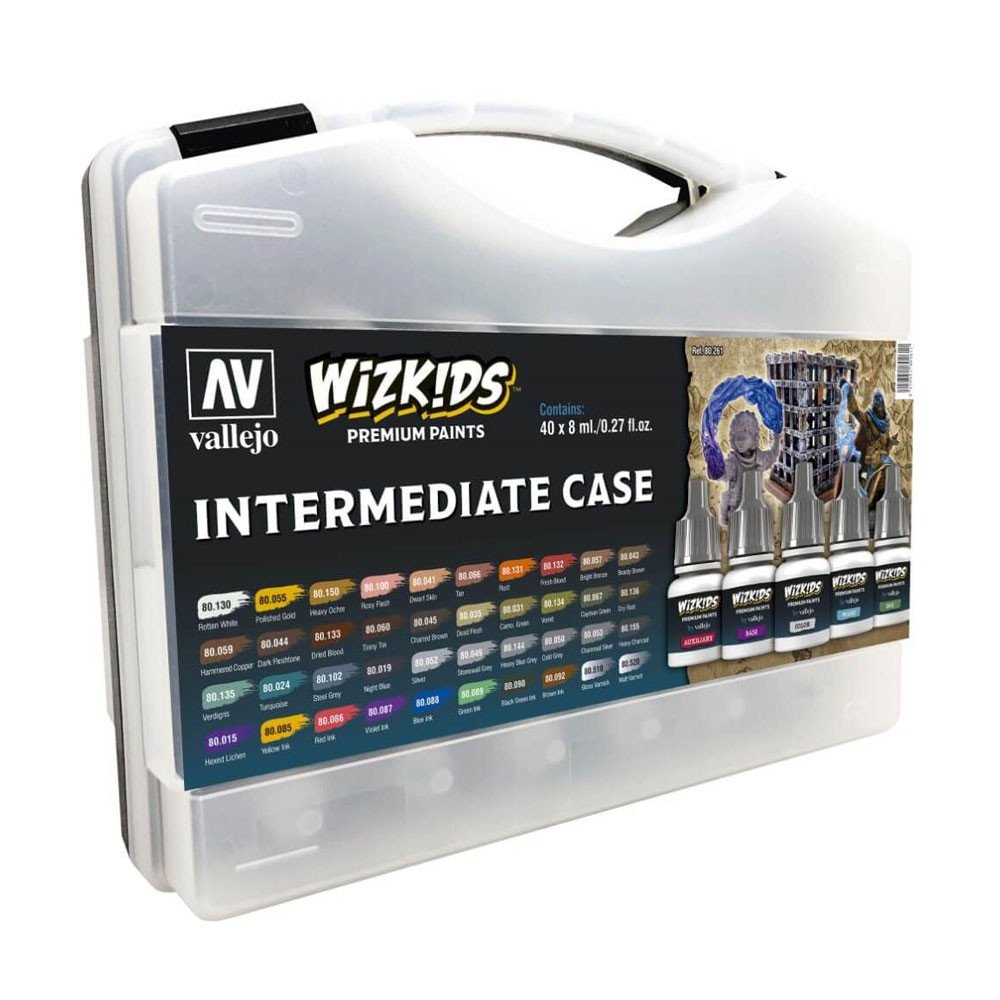 Intermediate Case - Wizkids Premium Paint Set by Vallejo
