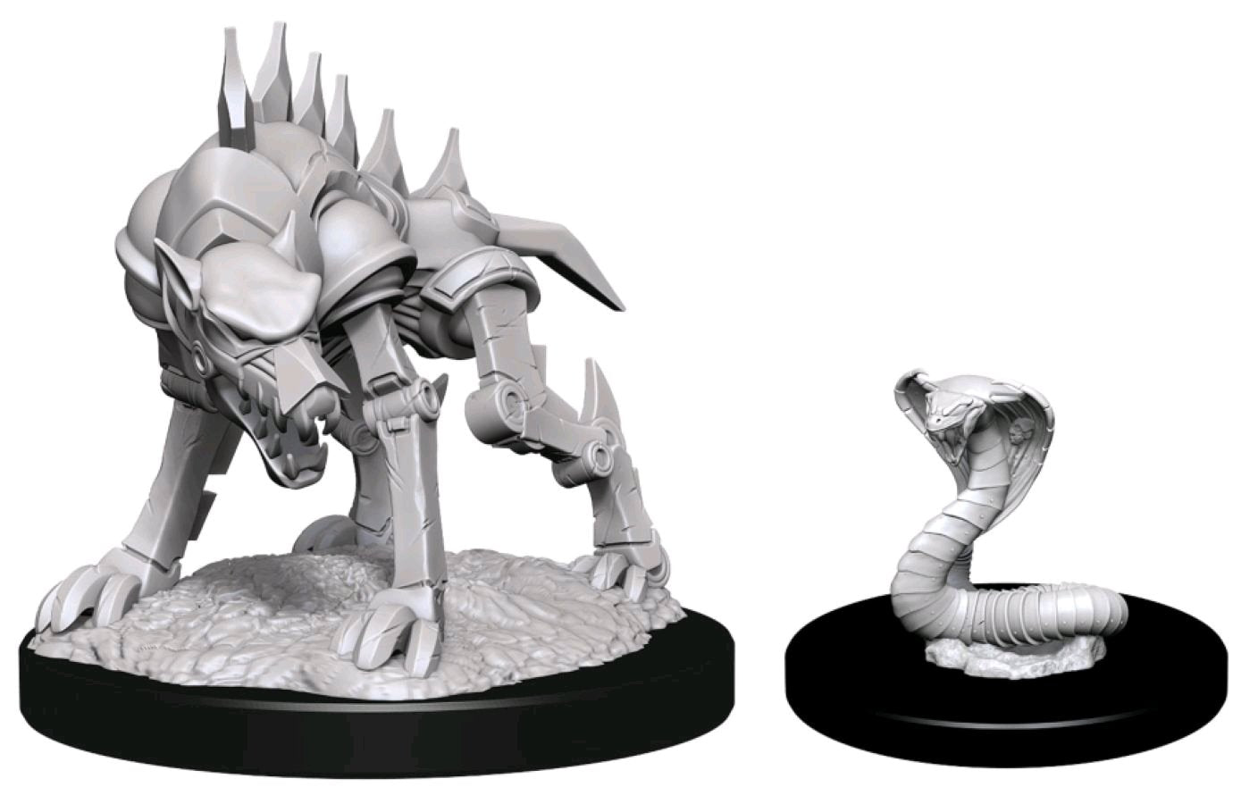 Iron Cobra & Iron Defender - D&D Nolzurs Marvelous Unpainted Miniatures
