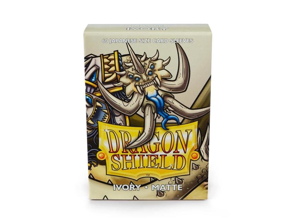 Ivory Matte Sleeves - Dragon Shield Japanese - Box 60