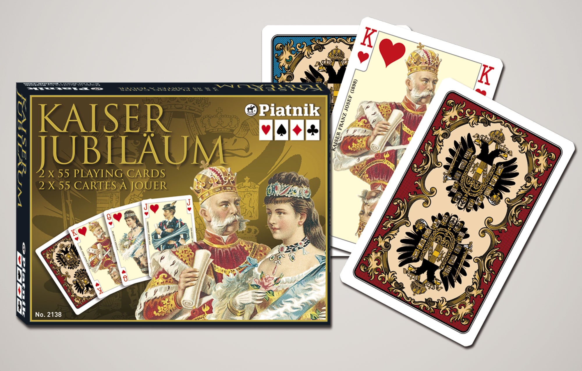 Kaiser Jubilaum - Piatnik Playing Cards Double Deck