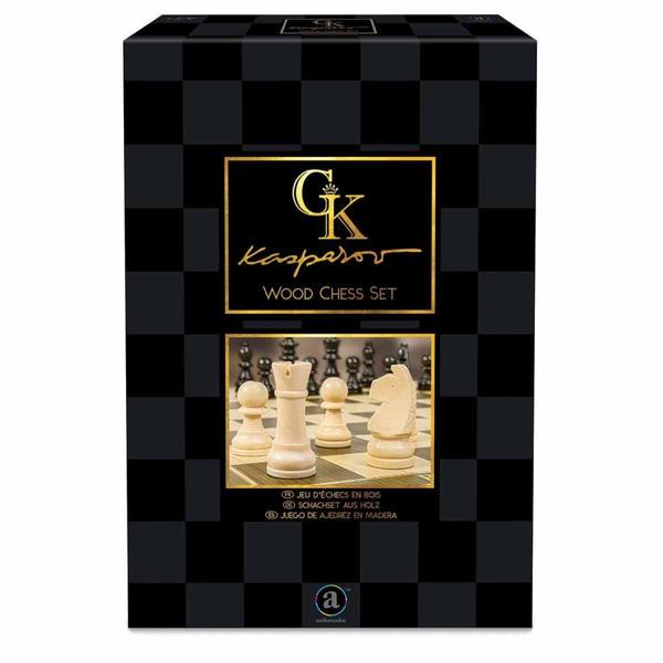 Kasparov Chess Set Wood