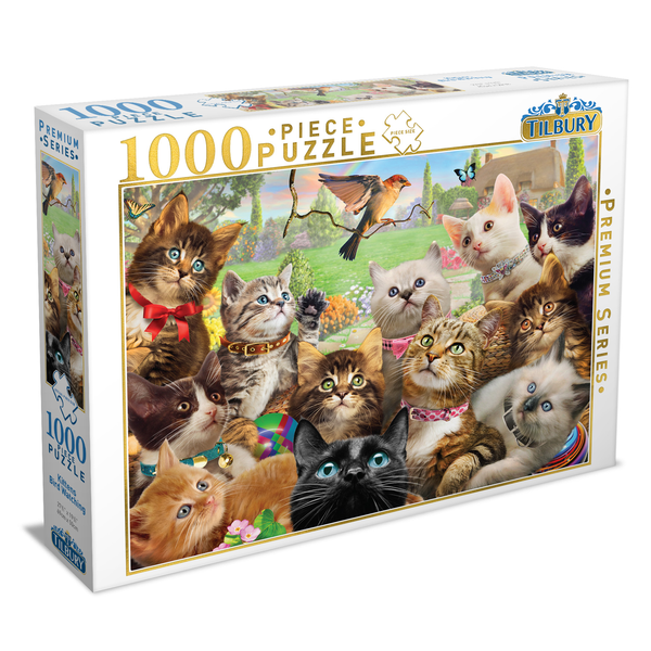 Kittens Bird Watching - Tilbury 1000pce Puzzle