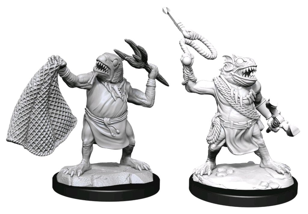 Kuo-Toa & Kuo-Tao Whip - D&D Nolzurs Marvelous Unpainted Miniatures