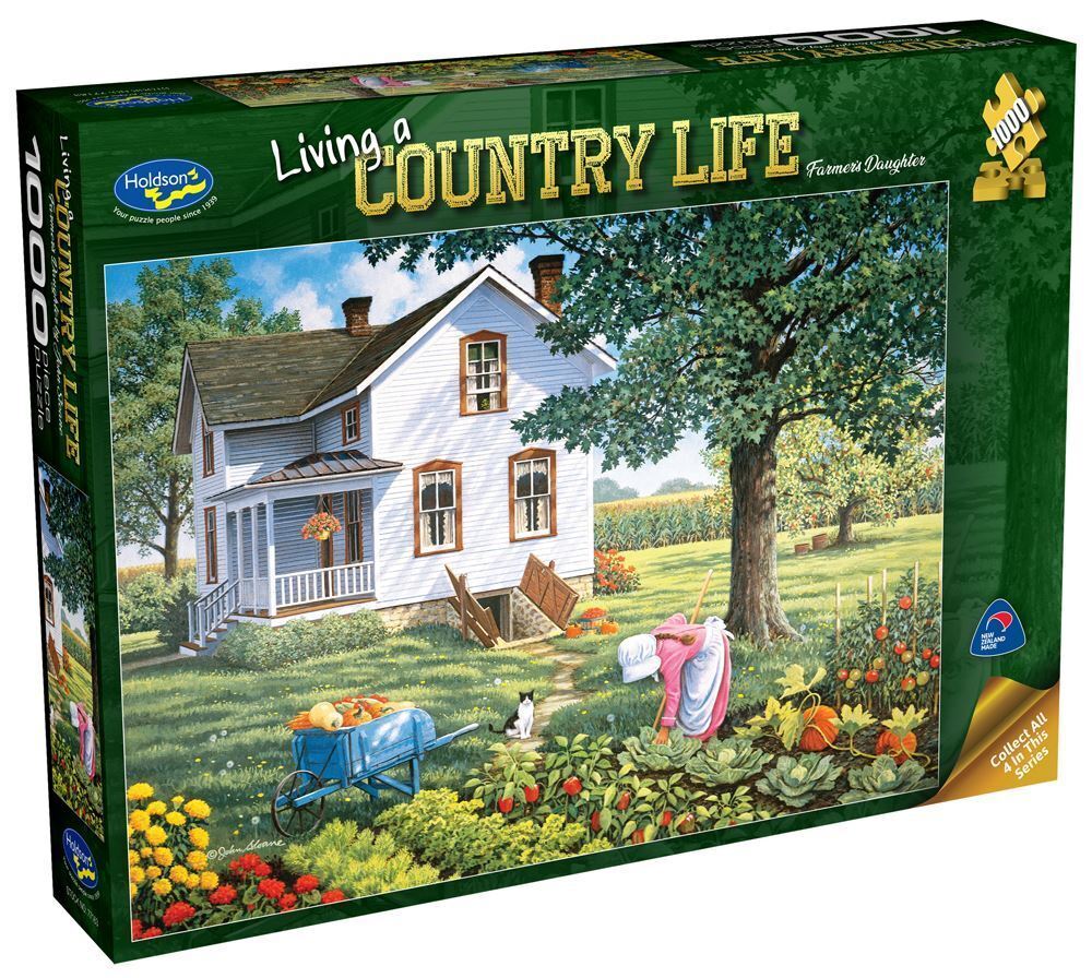 LIVING A COUNTRY LIFE Farmers Daughter 1000pc HOLDSONS